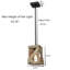Luminaire suspendu noir mat 1 lumière Dovil