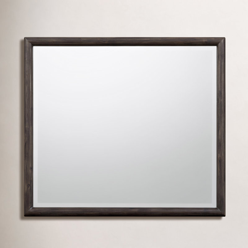 Colleen Rectangle Mirror, Basalt Gray
