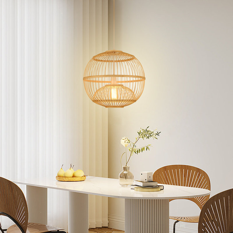 Luminaire suspendu sphère 1 lumière Loggins, H 13 po x l 13 po x P 13 po