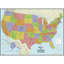 DRY ERASE US MAP PEEL AND STICK GIANT WALL DECAL
