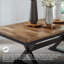 Table de salle à manger Leangelo, 4 chaises et banc (ensemble de 6)-95210594-95210595-95210596