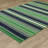 Sherley Preppy Stripe Green/ Navy Indoor-Outdoor Area Rug-1210823786