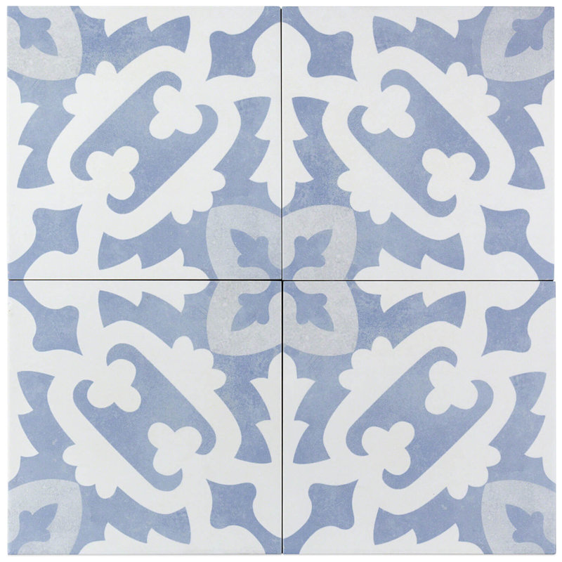 Carreau de porcelaine espagnol pour mur et plancher 9 "x 9" Anabella