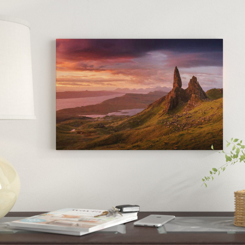 «Écosse V», reproduction de photo sur toile, H 8 po x l 12 po x P 0,75 po, Toile tendue, Pas de tapis