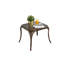 Table de patio d'extérieur avec cadre en aluminium résistant à la rouille-2002636590