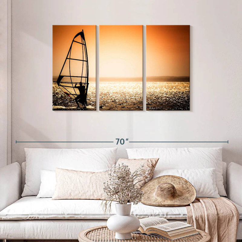 Sireci Windsurfer Sunset, 28" H x 45" W