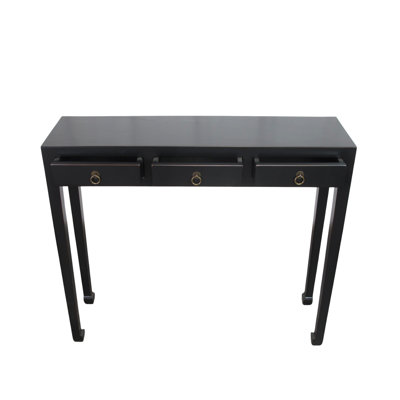 37 in. Solid Wood Console Table