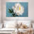 Harnek White Peony Flower-108730607