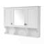 Armoire à pharmacie à miroir 41 pouces avec tablettes ouvertes-1886808981