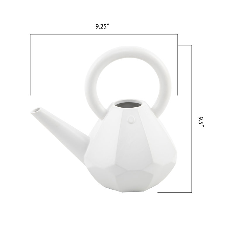 Lorelei Saucer Plant Stand, White