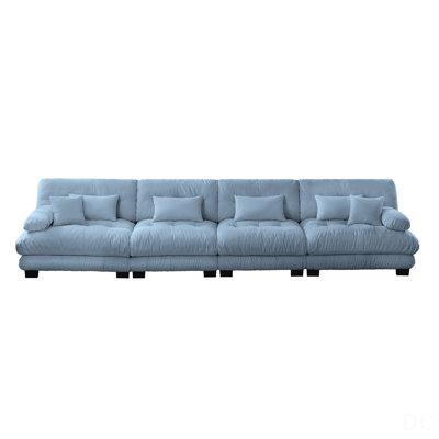 4-Seater Sectional Sofa With Deep Seat, Chenille Upholstery For Unmatched Comfort And Style In Living Rooms, Apartments, Studios, And Offices
