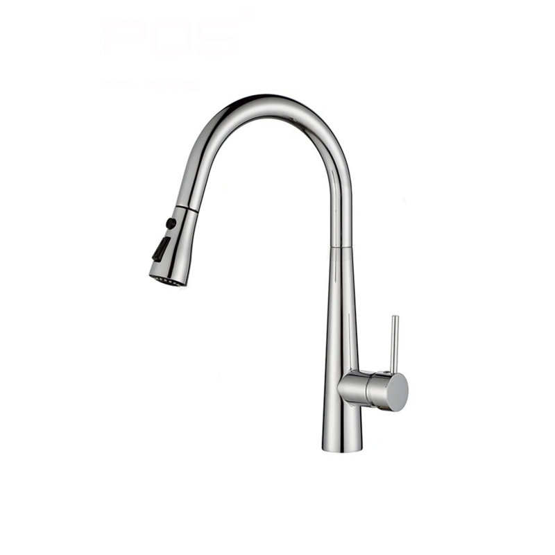 Robinet de cuisine AvaMalis, Chrome brossé
