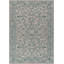 Tapis d'intérieur / extérieur gris / bleu sarcelle texturé Hagerman-1263276125