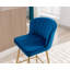 Tabouret de bar rembourré avec repose-pieds Elijah-107437723