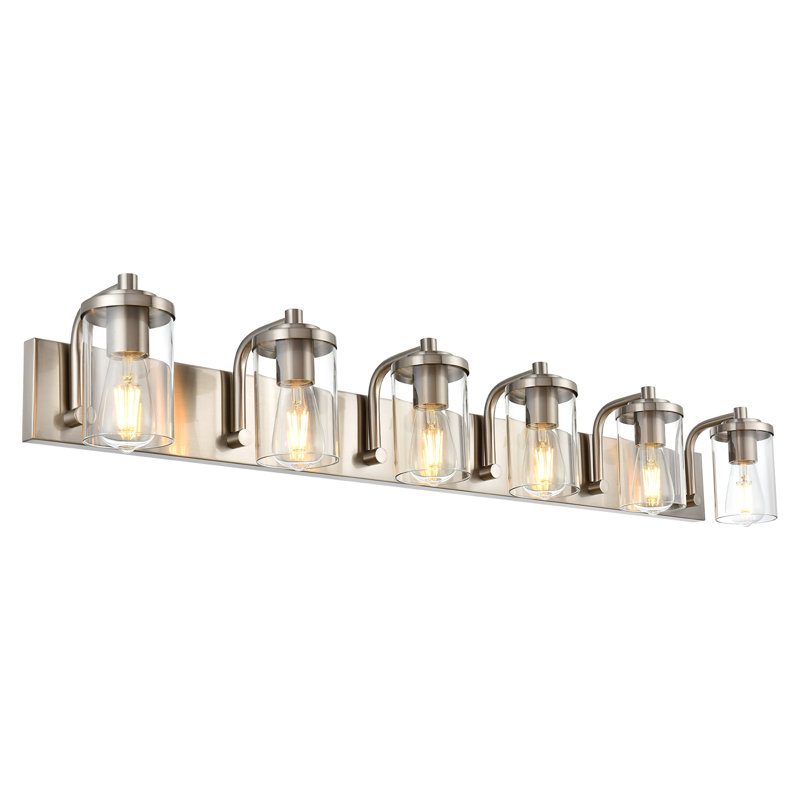 Lavada 6 - Light Dimmable Vanity Light, Brushed Nickel