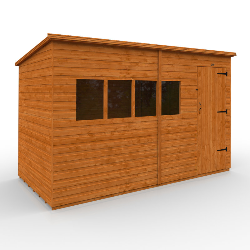 12x6w Tiger Shiplap Extra High Pent