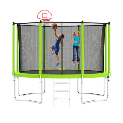 Trampoline de haute qualité avec panier et ballon de basketball