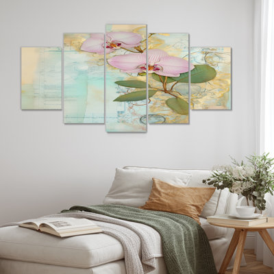 Kittrell - Orchid Wall Art 5 Piece