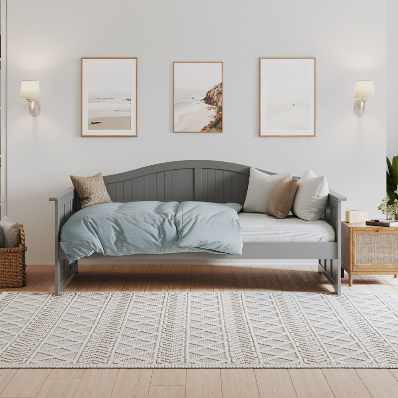 Nantucket Solid Wood Twin Daybed, Gray
