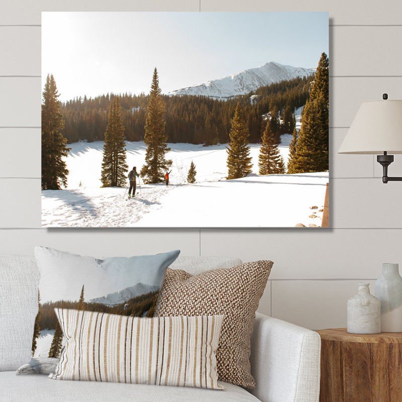 «Winter Alaskan Beauty I» sur toile, H 24 po x l 32 po x P 1 po, Toile tendue