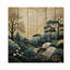 «Japon Art Blue Serene Zen Minamlism Landscape IV», reproduction sur bois-140208117