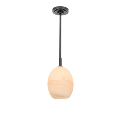 Artemis Pendant Single (Oil Rubbed Bronze with Champagne Glass)