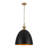 Vintage 1 - Light Wide Edge Dome Pendant Light-114851170