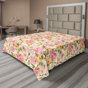 Rose pastel, ardoise, brun / floral