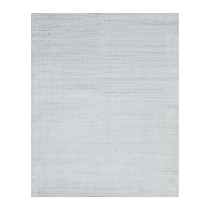 Tapis ivoire en laine et viscose Xena Maya