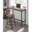 Aiyanna Bar Stool with Steel Frame