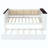 Wood Daybed With Storage Shelves, Upholstered Backrest,USB And Trundle-699733967