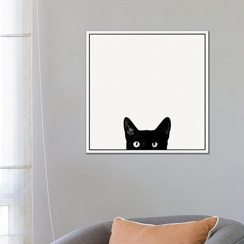 Wrapped Canvas Print, 66.04 cm H x 66.04 cm W, White Framed