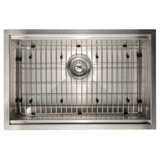 Garmisch Stainless Steel 27" L x 18" W Undermount Kitchen Sink with Basket Strainer