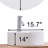 Bathroom Vessel Sink 15.7" X 5.7" Round Bowl Sink