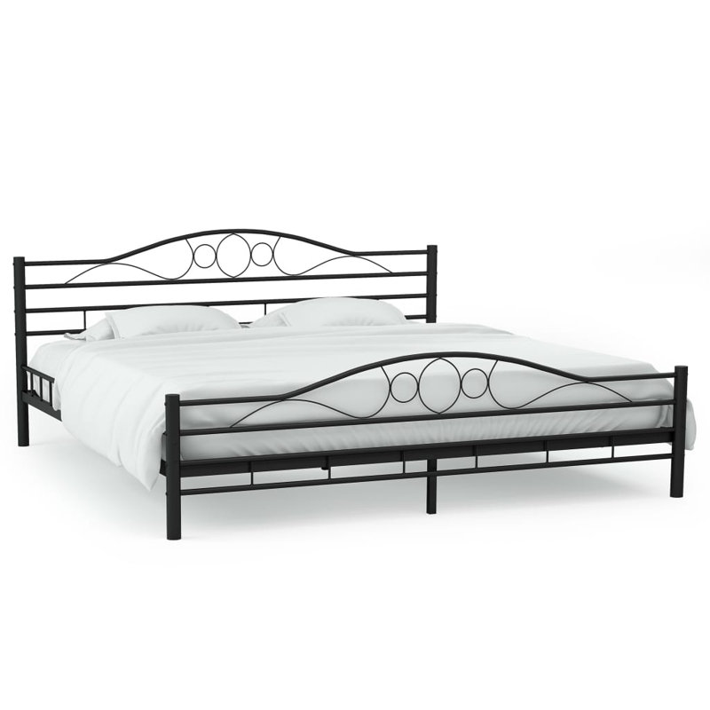 Pablo Bed, Black, Super King (6')