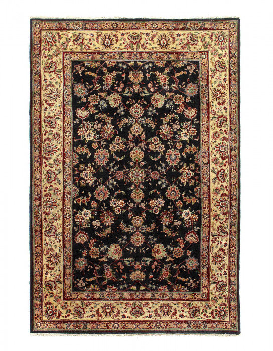 Navy Sino Persian Tabriz Design 4' x6'