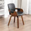 Fauteuil pivotant rembourré en similicuir Dundrod-123200611