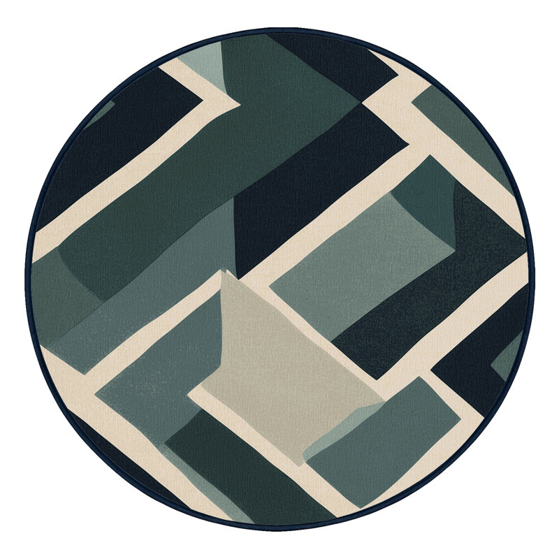 Dreamlit Tides Rug, Round 3'