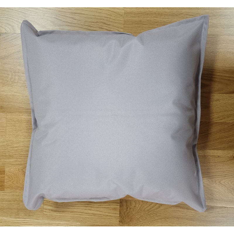Seat/Back Cushion, 15cm H x 48cm W x 48cm D, Light Grey