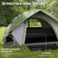 Outsunny Camping Tent 2 Man Dome Tent 3000mm Waterproof-98375105