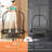 48" Foldable Mini Trampoline with 4-Level Adjustable Foam Handle and Resistance Bands-130523403