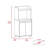 1-Shelf 2-Door Kitchen Pantry