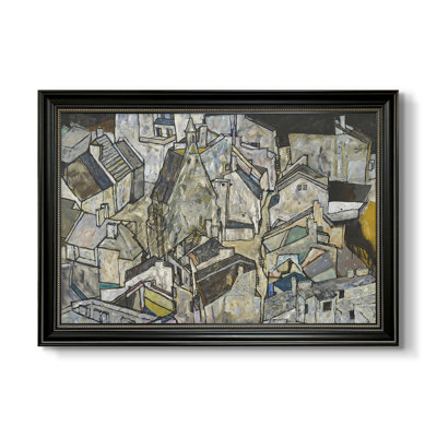 MÃ¶dling II, 1918-Egon Schiele-Custom Framed Canvas