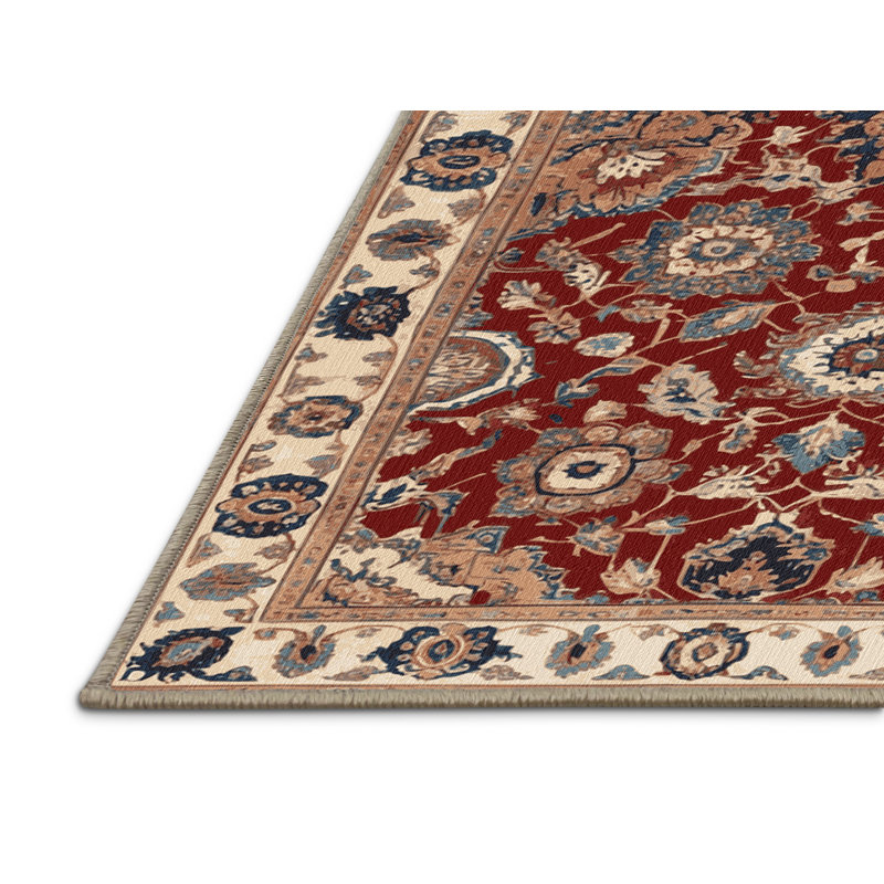 Tapis brun lavable à la machine, Rectangle 4pi x 6 pi