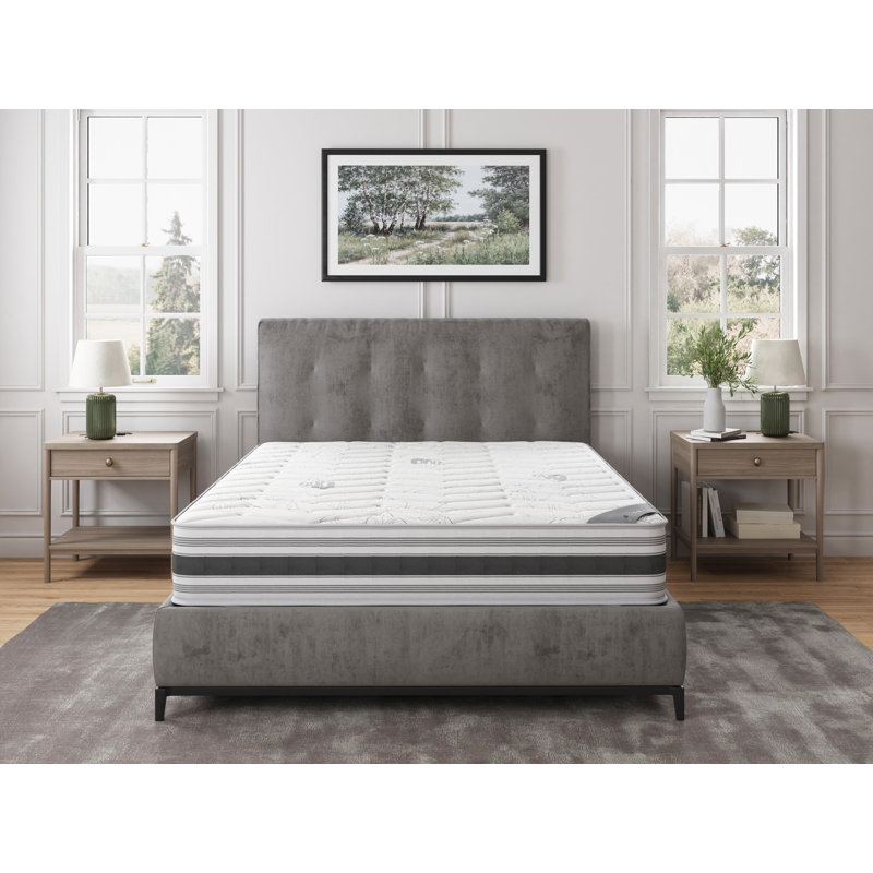  Ottopedic Hybrid Mattress Airflow, Edge to Edge Pocket Coil, Bed in A Box,Ottopedic, Queen, Firm