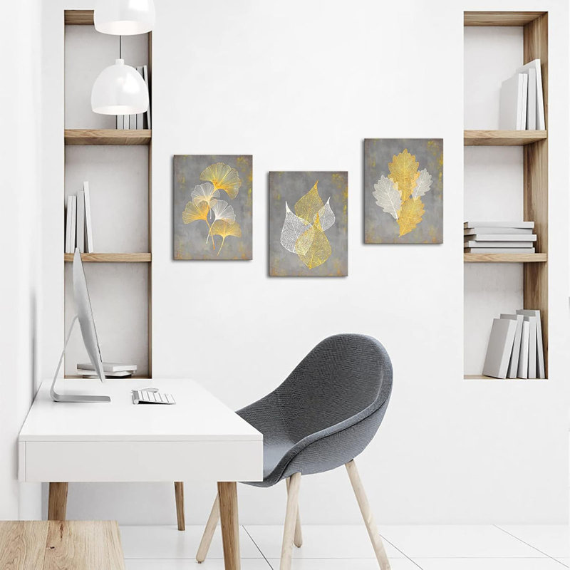 3 Piece Wrapped Canvas Print, 40 cm H x 30 cm W