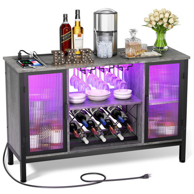Bar avec lumières DEL Jovaun