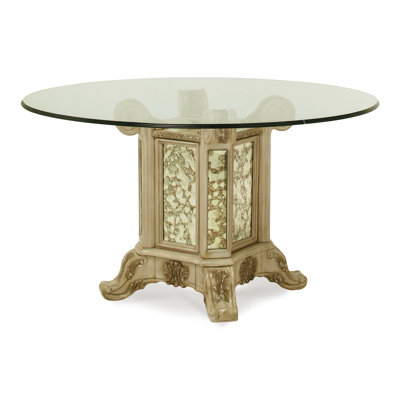 Round Glass Dining Table