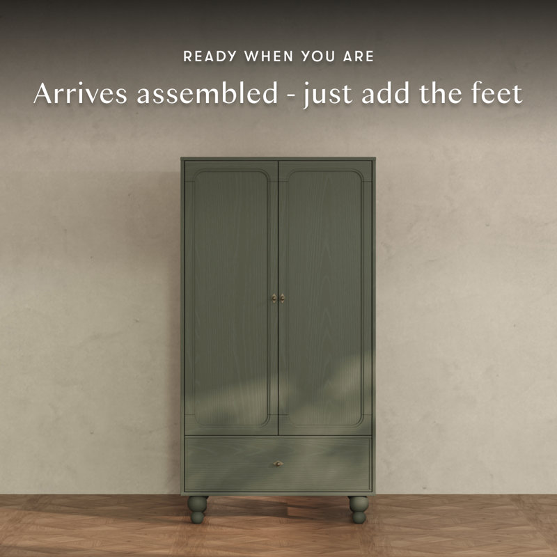 Astre Assembled Armoire by Nate Berkus, Archival Elm