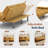 Futon Sofa Bed Convertible 70 Inch Solid Wood Couch For Living Room, Chenille Fabric, 2 Cushions-1426713239